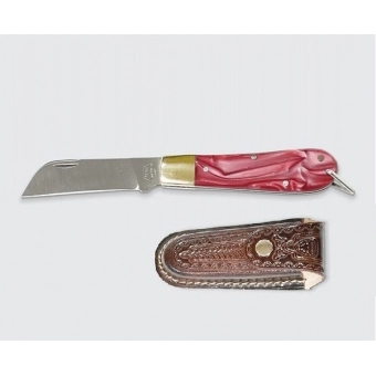 Canivete R2 Grande Vermelho Inox -  613 + Bainha - 701