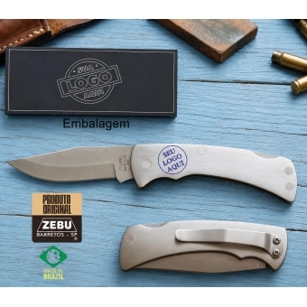 302 - CANIVETE TR INOX médio PERSONALIZADO