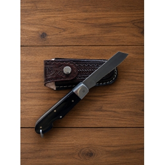 Canivete Z1 Médio - Acrílico Preto - 605 + Bainha - 702