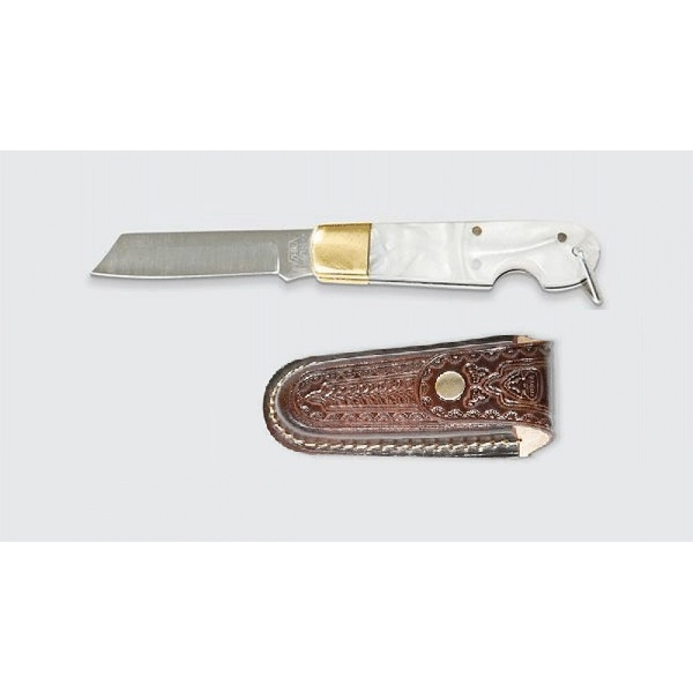 Canivete Z1 Médio Branco inox -  632 + Bainha - 702