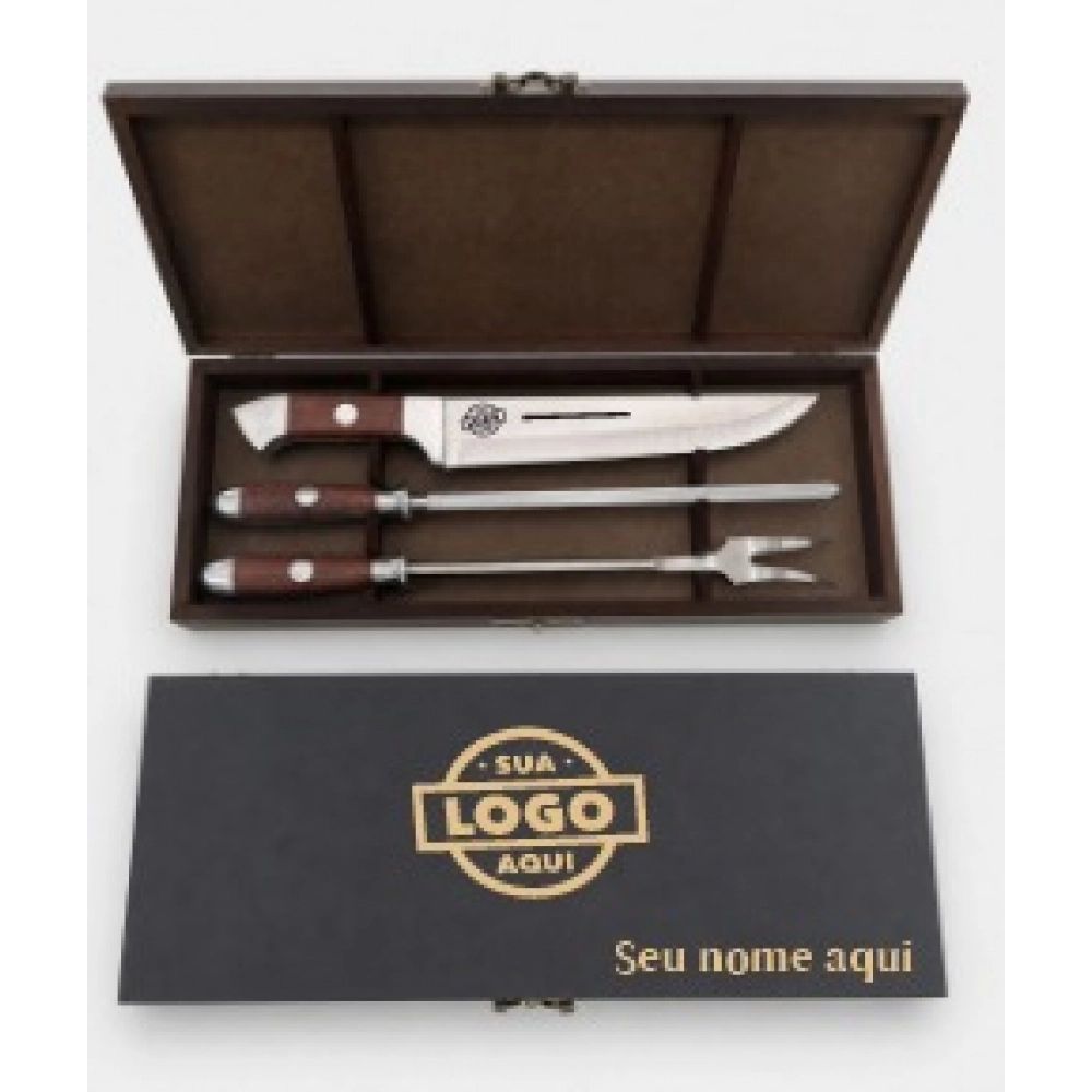 Conjunto Churrasco 3 Peças - 404 PERSONALIZADO