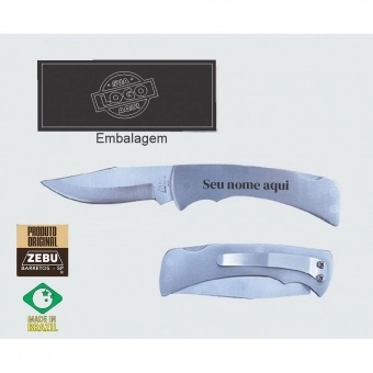 301 - CANIVETE TR INOX PERSONALIZADO