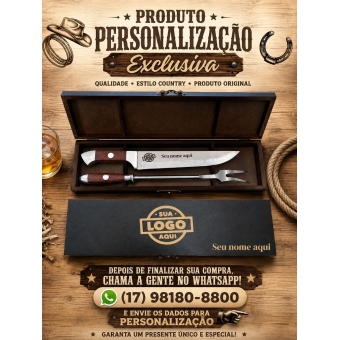 Conjunto Churrasco 2 Peças - 405 PERSONALIZADO
