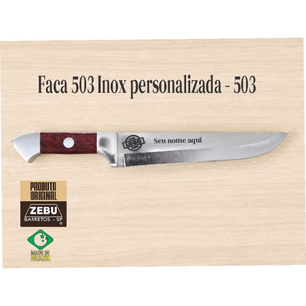 Faca P/ Churrasco CH3 - 503 personalizada