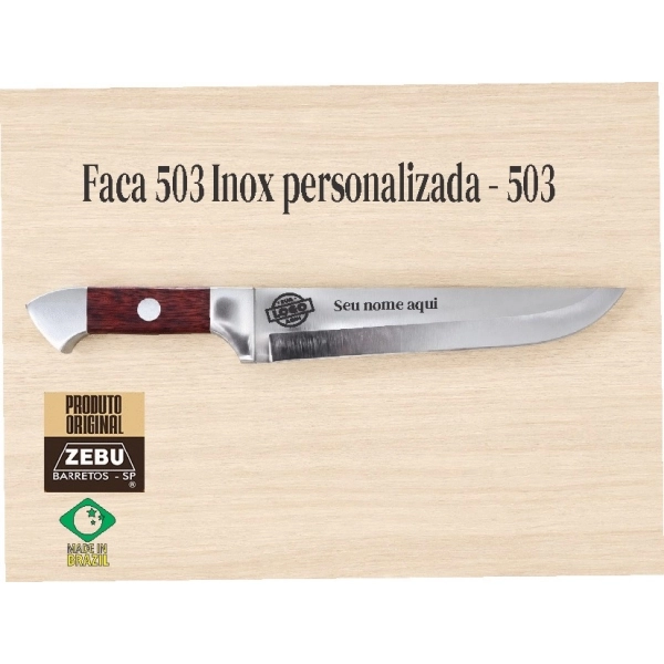 Faca P/ Churrasco CH3 - 503 personalizada