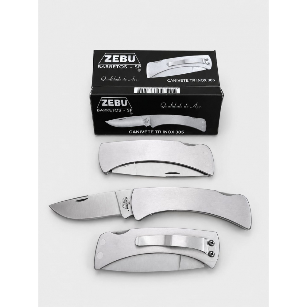 LANÇAMENTO CANIVETE TR INOX 305 ZEBU BARRETOS